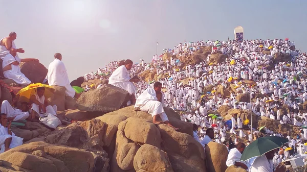 Mekka, Saudiarabien, September 2016 - muslimska pilgrimer — Stockfoto