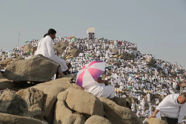 사우디아라비아 메카, 2016 년 9 월 ., 이슬람교 인 at Arafat (O) — 스톡 사진