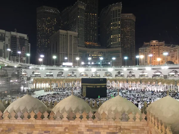 MECCA, SAUDI ARABIA, setembro de 2016., Muçulmanos no Monte Arafat (o — Fotografia de Stock