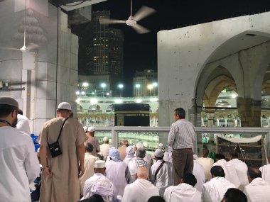 Mekke, Suudi Arabistan, Eylül 2016, Arafat Dağı 'ndaki Müslümanlar (o.