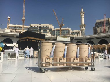 Mekke, Suudi Arabistan, Eylül 2016, Arafat Dağı 'ndaki Müslümanlar (o.