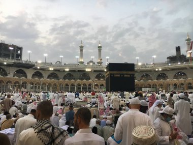 Mekke, Suudi Arabistan, Eylül 2016, Arafat Dağı 'ndaki Müslümanlar (o.