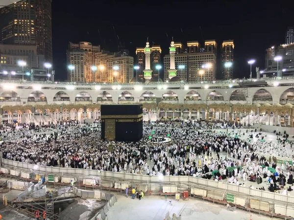 Mecka, Saudiarabien, September 2016., Muslimer på Mount Arafat (o — Stockfoto