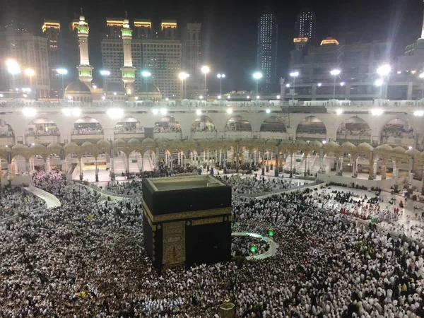 MECCA, SAUDI ARABIA, setembro de 2016., Muçulmanos no Monte Arafat (o — Fotografia de Stock