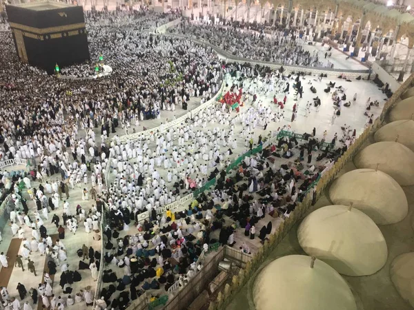 MECCA, SAUDI ARABIA, setembro de 2016., Muçulmanos no Monte Arafat (o — Fotografia de Stock