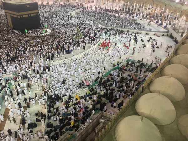 MECCA, SAUDI ARABIA, setembro de 2016., Muçulmanos no Monte Arafat (o — Fotografia de Stock