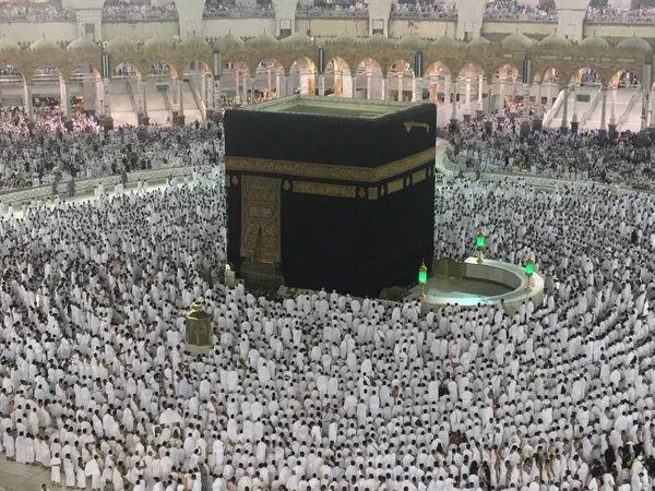 MECCA, SAUDI ARABIA, september 2016., Muslims at Mount Arafat (o — Stock Photo, Image