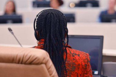 Ekonomik dev modelini temsil eden Afrikalı lider iş kadını.