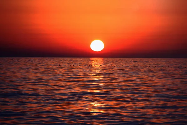 Sunset and beach — Stock Photo, Image
