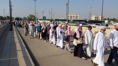 Mekke, Suudi Arabistan, Eylül 2016 - Müslüman Hacı