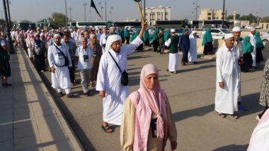 Mekke, Suudi Arabistan, Eylül 2016 - Müslüman Hacı
