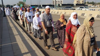 Mekke, Suudi Arabistan, Eylül 2016 - Müslüman Hacı