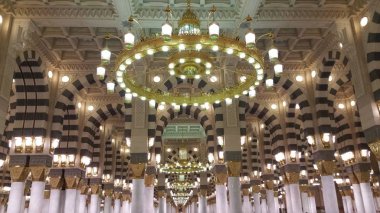 Al Madinah, Suudi Arabistan, Eylül 2016 mescidi (cami) nabawi 