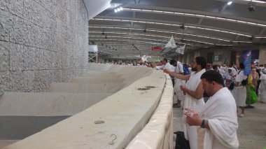 Mekke, Suudi Arabistan, Eylül 2016, Müslüman hacılar
