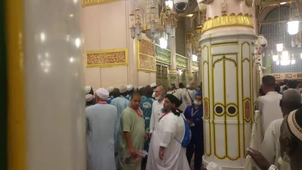 Μέκκα, Σαουδική Αραβία, Σεπτέμβριος 2016 - μουσουλμάνους προσκυνητές — Αρχείο Βίντεο
