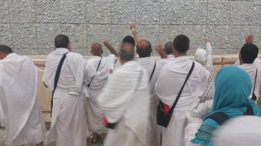 Mekke, Suudi Arabistan, Eylül 2016, Müslüman hacılar