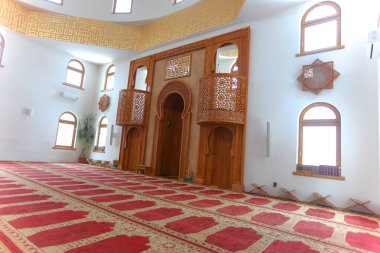 Saraybosna, Bosna-Hersek 'teki Ömer ibn Hattab camii, int