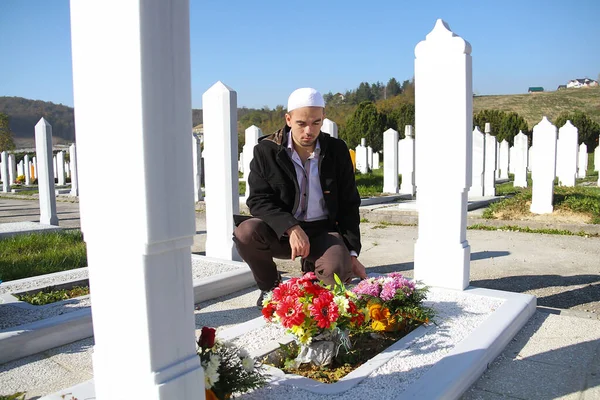 Islámský, modlení na mrtvé osoby — Stock fotografie