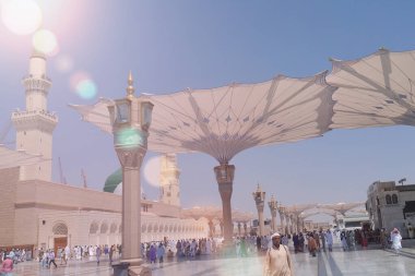 Mekke, Suudi Arabistan, Eylül 2016, Arafat Dağı 'ndaki Müslümanlar (o.