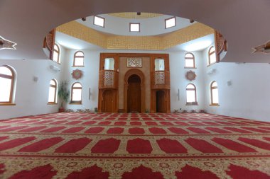 Saraybosna, Bosna-Hersek 'teki Ömer ibn Hattab camii, int