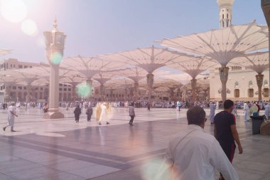 Mekke, Suudi Arabistan, Eylül 2016, Arafat Dağı 'ndaki Müslümanlar (o.