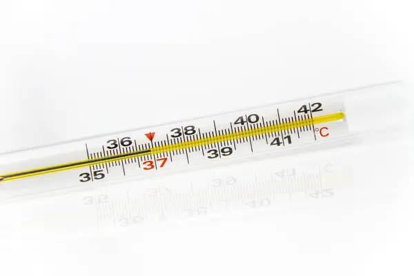 Thermometer für Körpertemperatur — Stockfoto