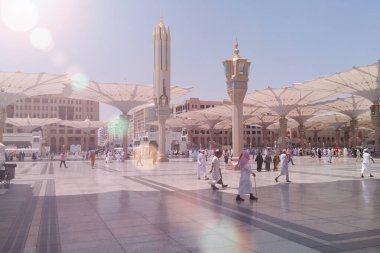 Mekke, Suudi Arabistan, Eylül 2016, Arafat Dağı 'ndaki Müslümanlar (o.