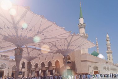 Mekke, Suudi Arabistan, Eylül 2016, Arafat Dağı 'ndaki Müslümanlar (o.