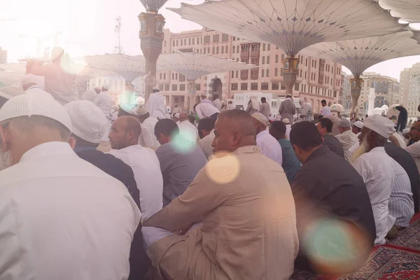 MECCA, SAUDI ARABIA, settembre 2016., Musulmani sul Monte Arafat (o — Foto Stock