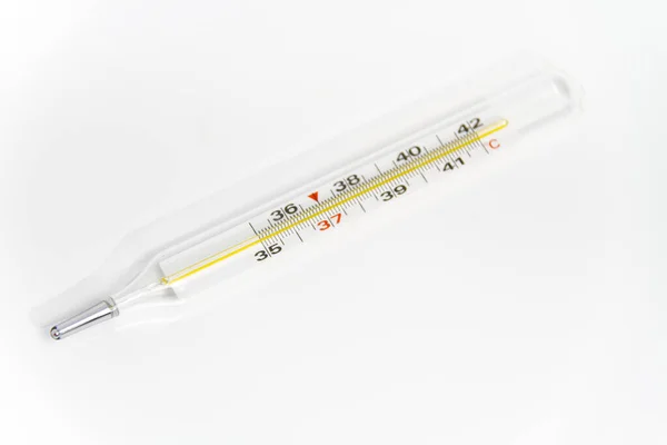 Thermometer für Körpertemperatur — Stockfoto