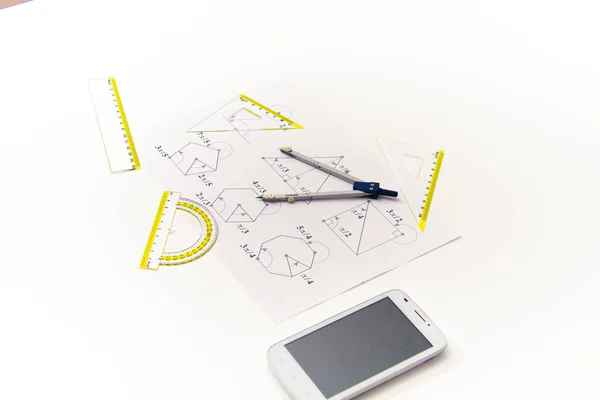 Drawing Tools Compass — Stock Photo, Image