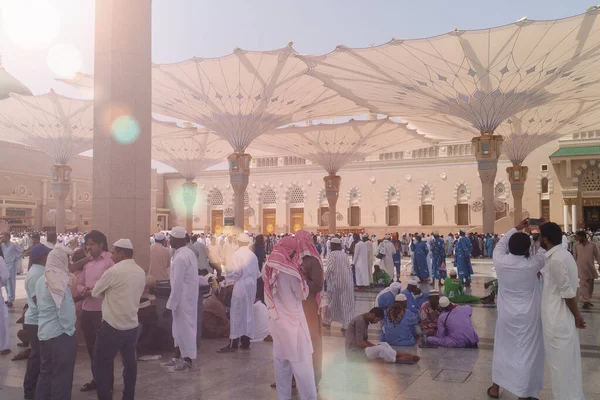 MECCA, SAUDI ARABIA, settembre 2016., Musulmani sul Monte Arafat (o — Foto Stock