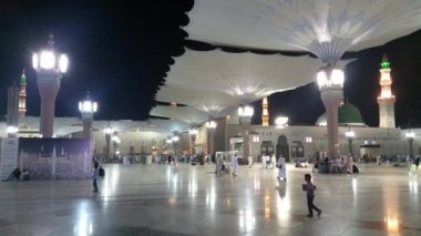 Mekke, Suudi Arabistan, Eylül 2016 - Umre veya Haram cami de hac Mekke gerçekleştirmek için toplanan dünyanın dört bir yanından gelen Müslüman Hacı.