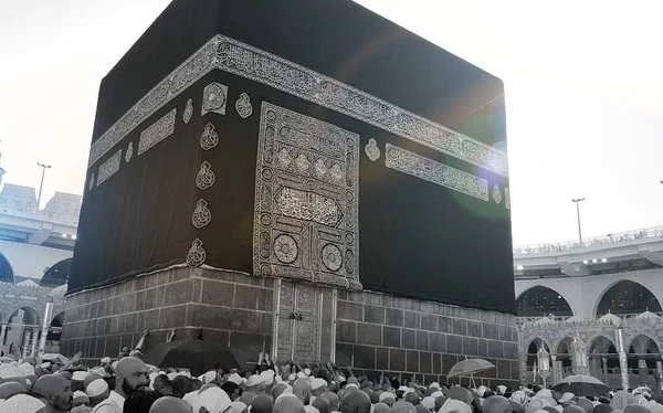 Mekka Saoedi Arabië September 2016 Moslimpelgrims Van Hele Wereld Kwamen — Stockfoto