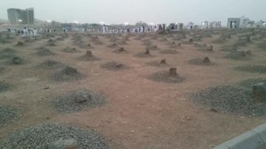 Mekke, Suudi Arabistan, Eylül 2016 - Umre veya Haram cami de hac Mekke gerçekleştirmek için toplanan dünyanın dört bir yanından gelen Müslüman Hacı.