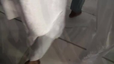 Mekke, Suudi Arabistan, Eylül 2016 - Umre veya Haram cami de hac Mekke gerçekleştirmek için toplanan dünyanın dört bir yanından gelen Müslüman Hacı.