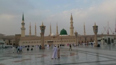 Mekke, Suudi Arabistan, Eylül 2016 - Umre veya Haram cami de hac Mekke gerçekleştirmek için toplanan dünyanın dört bir yanından gelen Müslüman Hacı.