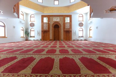 Saraybosna, Bosna-Hersek 'teki Ömer ibn Hattab camii, int