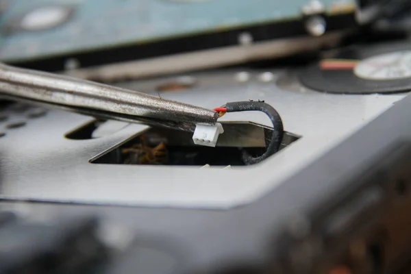Professionele laptop reparatie — Stockfoto
