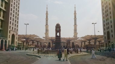 Mekke, Suudi Arabistan, Eylül 2016 - Umre veya Haram cami de hac Mekke gerçekleştirmek için toplanan dünyanın dört bir yanından gelen Müslüman Hacı.