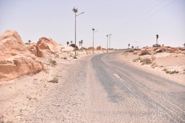 Sahra Çölü, Tunus 'taki kum tepeleri.