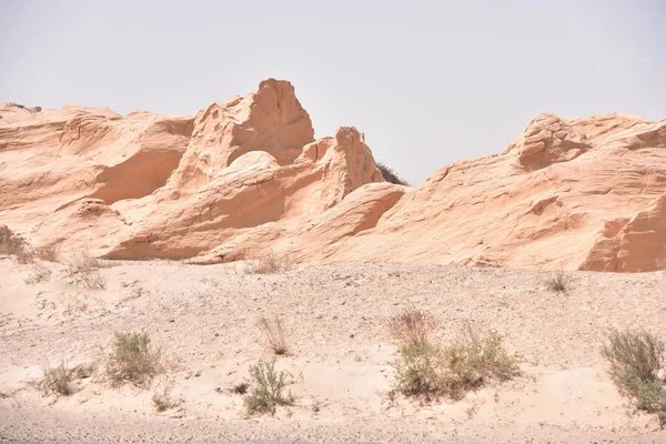 Dunas de arena en el desierto del Sahara, Túnez . —  Fotos de Stock