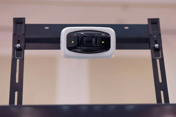 Überwachungskamera oder Überwachungssystem in Bürogebäuden, — Stockfoto