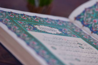 Sarajevo, Bosnia and Herzegovina, january 2020. Quran in the mos