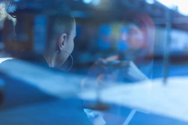 Startup Mångfald Teamwork Brainstorming Meeting Concept Två Affärskollegor Som Delar — Stockfoto