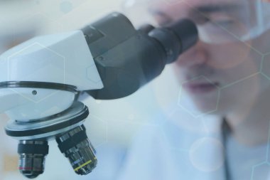 Coronavirus 'u kabul et. Corona virüsü tedavisi için bilim adamı ya da doktor araştırması ilaç ve laboratuvarda ya da hastanede araştırma.