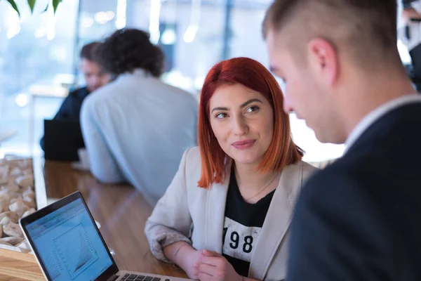 Startup Diversity Teamwork Brainstorming Meeting Concept Business Team Coworkers Sharing — Foto de Stock