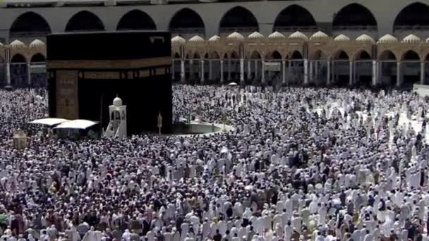 Mecca Saudi Arabia August 2019 세계의 무슬림 순례자들 사우디아라비아 메카의 — 비디오