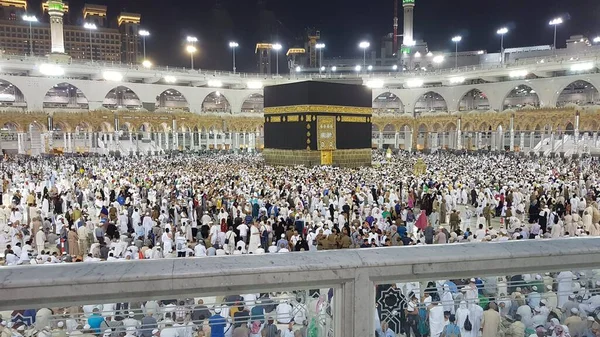 Mecca Saudi Arabia Agosto 2019 Peregrinos Muçulmanos Todo Mundo Reuniram — Fotografia de Stock
