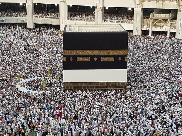 Mecca Saudi Arabia August 2019 세계의 무슬림 순례자들 사우디아라비아 메카의 — 스톡 사진